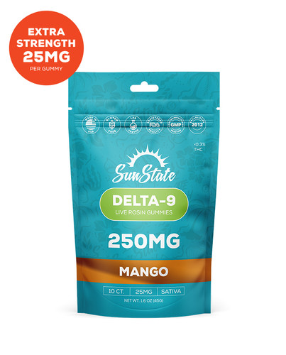 Sunstate 25MG THC Gummies Mango - Sativa
